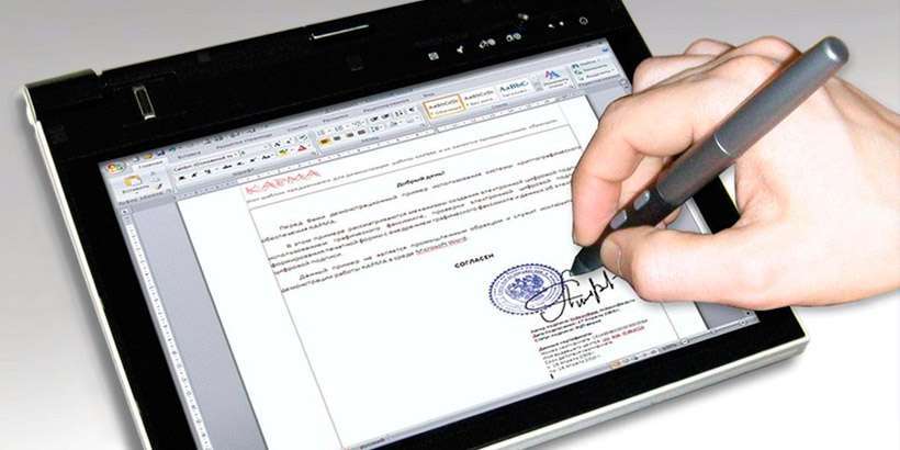 В Беларуси разрешили подписывать документ цифровой рукописной подписью